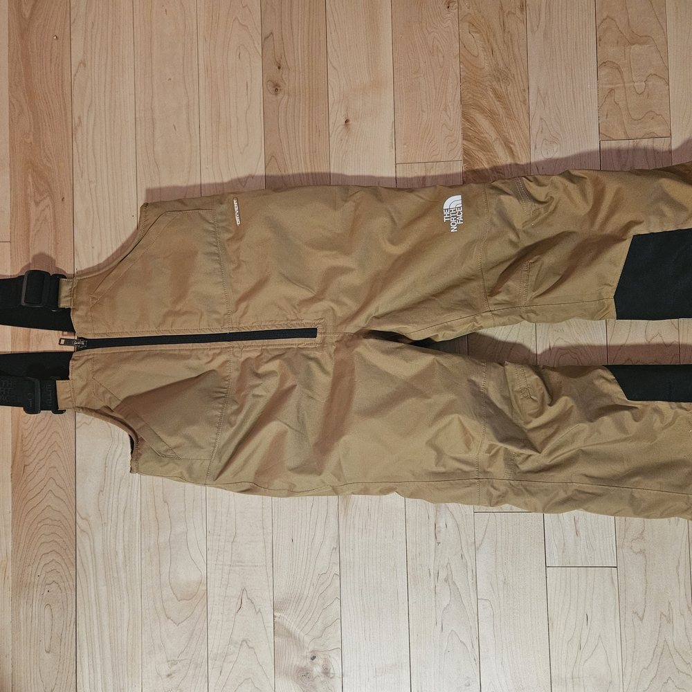 The North Face Tan Snow Bib Pants